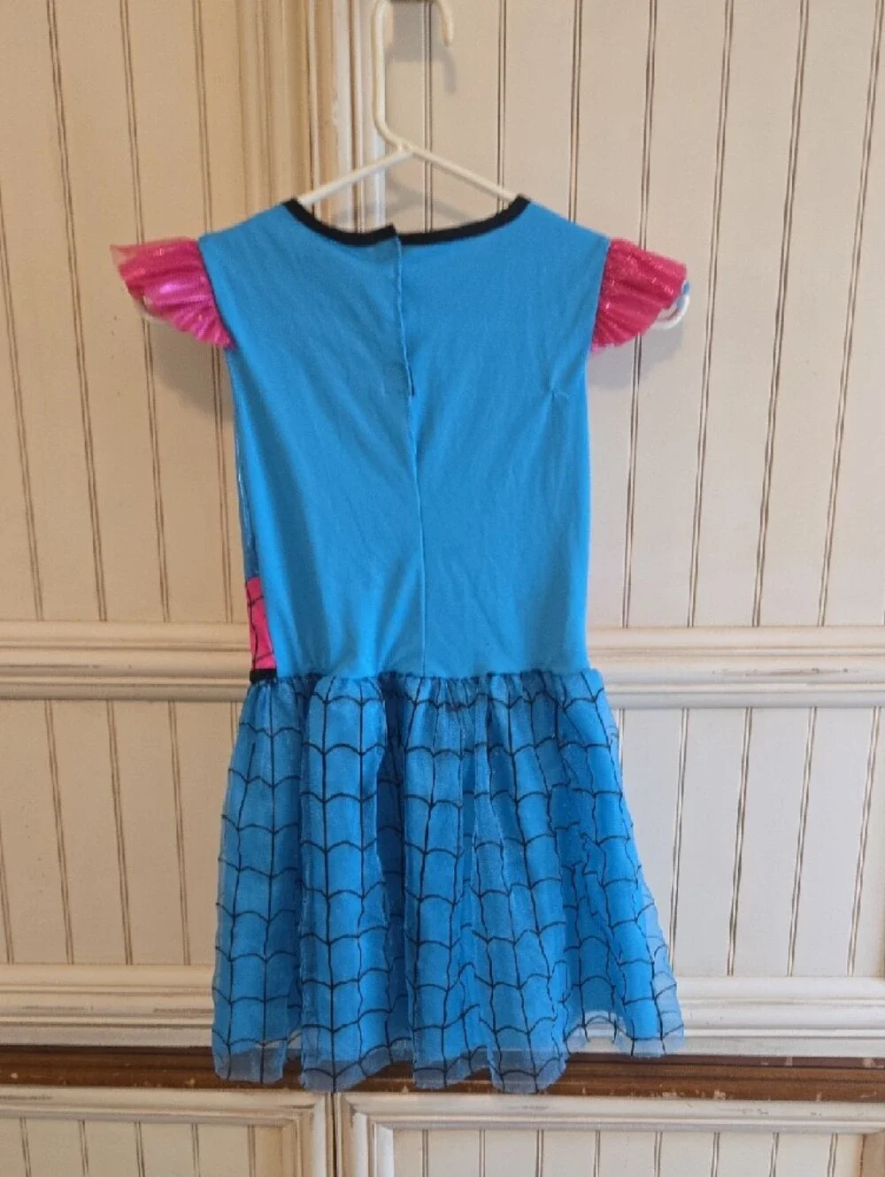 Marvel Pink & Blue Spiderman Kids Costume Dress - Picture 3 of 3